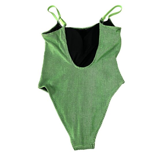 Cotton On Sz XL Textured Scoop One Piece Swimsuit Bathing Suit NEW - Picture 4 of 10